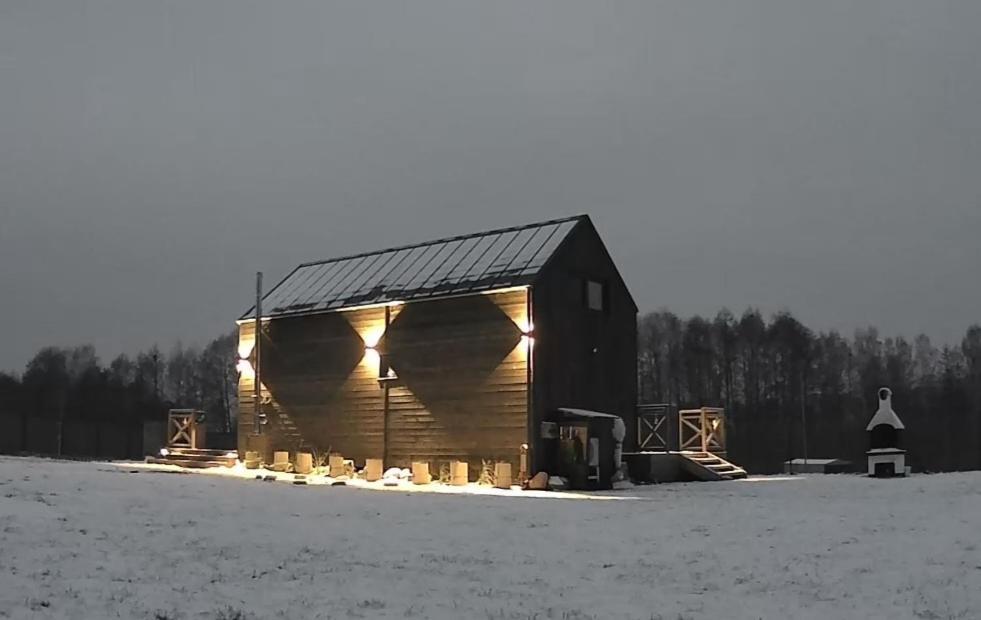 Domek Mazurski Caloroczny Nad Jeziorem Z Jacuzzi Spa Passenheim Exterior foto